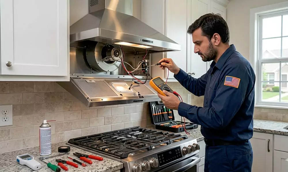 Range Hood Repair in Dorchester Center, MA