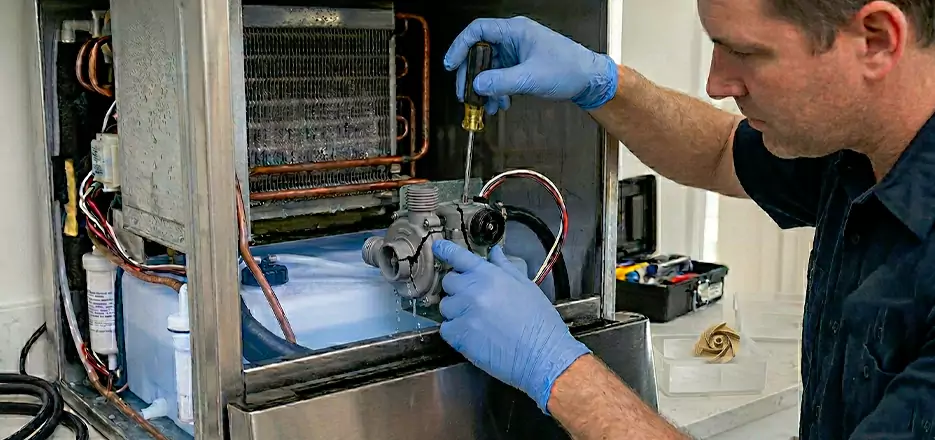 Commercial Ice Maker Water Pump Repair in Dorchester Center