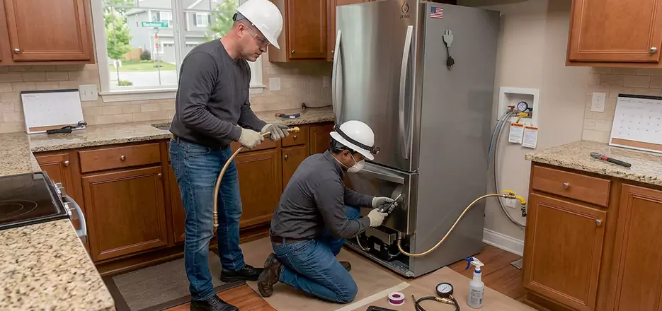 Propane Refrigerator Installation in Dorchester Center
